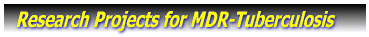  Research Projects for MDR-Tuberculosis