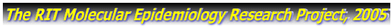 The RIT Molecular Epidemiology Research Project, 2005